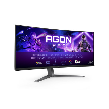AOC AGON PRO AG346UCD monitor 34" 3440x1440 px QD-