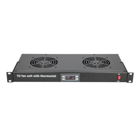 Extralink | Fan Panel | 19", 2 fans, with thermostat