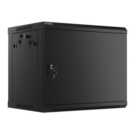 Lanberg WF01-6409-00B rack cabinet 9U Wall mounted rack Black