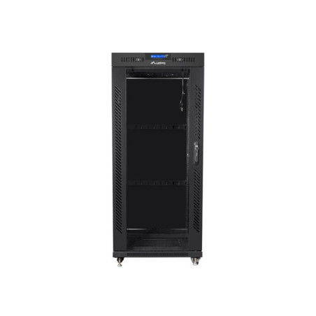 Lanberg FF01-6827-12BL rack cabinet 27U Freestanding rack Black