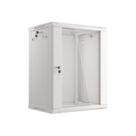 Lanberg WF01-6415-10S rack cabinet 15U Wall mounted rack Grey