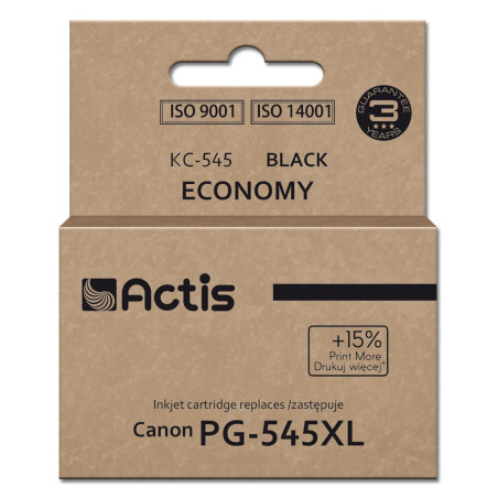 Actis KC-545 Ink (replacement for Canon PG-545XL; Supreme; 15 ml; 207 pages; black).