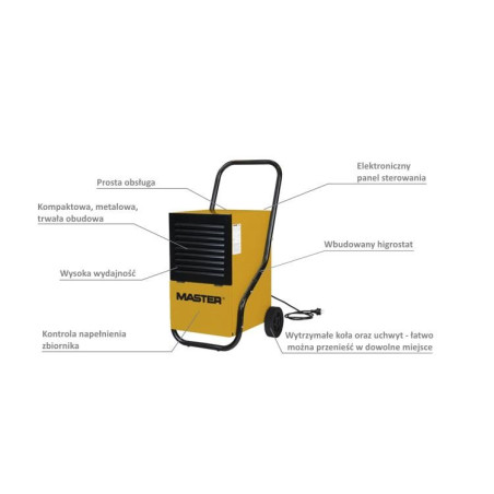 MASTER DEHUMIDIFIER DH752 45,6L /24h
