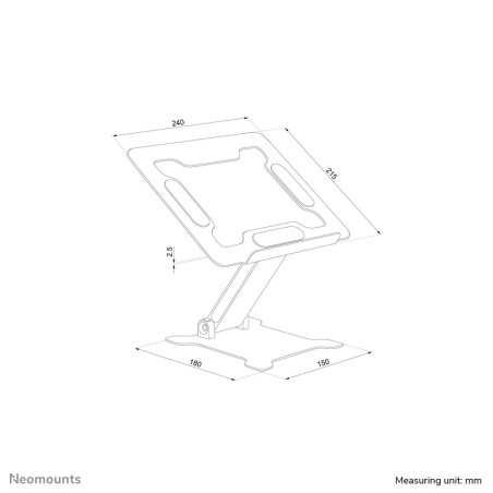 Neomounts foldable laptop stand