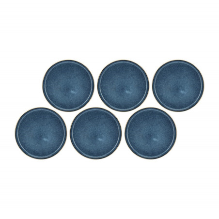 ROSE&TULIP ARPEGGIO Set of 6 Salad Plates 21 cm