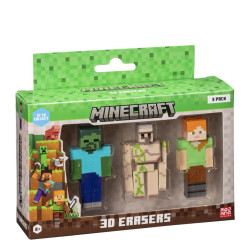 MINECRAFT 3D ERASERS - 3...