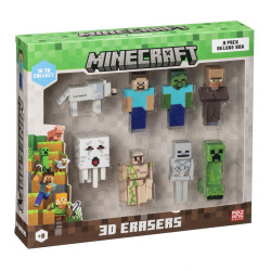 MINECRAFT 3D ERASERS - 8...