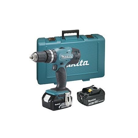 Makita DHP453RFE drill Keyless Black,Blue 1.8 kg