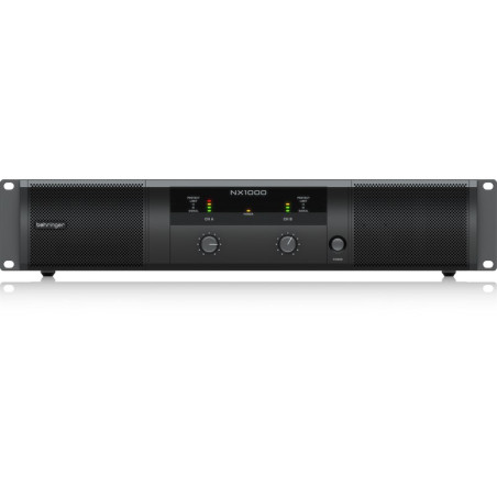 Behringer NX1000 audio amplifier Performance/stage Black
