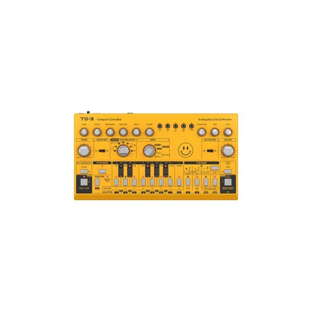 Behringer TD-3-AM Syntezator linii basowej żółty
