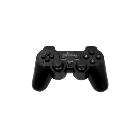Esperanza EG106 Gaming Controller Joystick PC,Playstation 2,Playstation 3 Analogue / Digital USB 2.0 Black