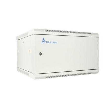 Extralink Rackmount cabinet 6U 600x600 ASP Gray wall mounted, metal door