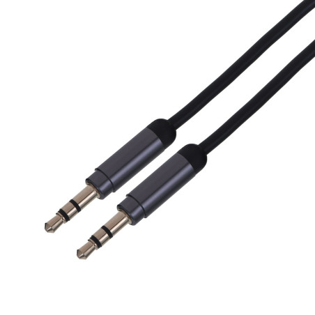 Gembird 1.2m, 3.5mm/3.5mm, M/M audio cable Black