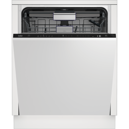 BEKO Dishwasher | BDIN36532 | Built-in | Width 60 cm | Number of place settings 15 | Number of programs 6 | Energy efficiency class D | Display | White
