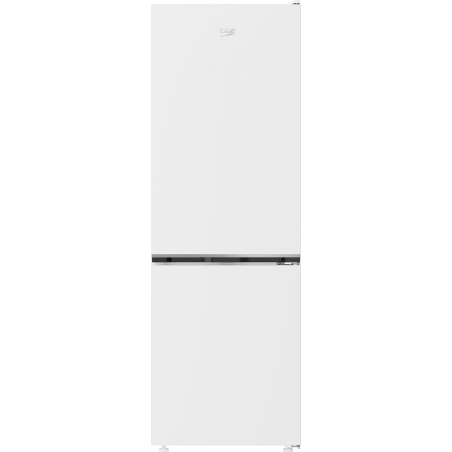 BEKO Refrigerator | B3RCNA344HW1 | Energy efficiency class E | Free standing | Combi | Height 179.6 cm | No Frost system | Fridge net capacity 209 L | Freezer net capacity 92 L | Display | 37 dB | White