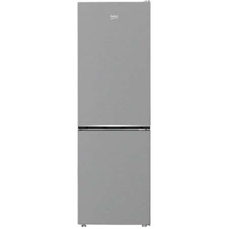 BEKO Refrigerator | B1RCNA364XB | Energy efficiency class E | Free standing | Combi | Height 186.5 cm | No Frost system | Fridge net capacity 210 L | Freezer net capacity 106 L | 37 dB | Grey