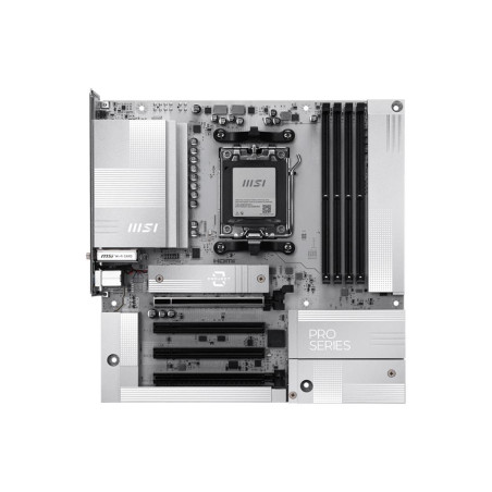 MSI PRO B850M-A WIFI PZ | Processor family AMD | Processor socket AM5 | DDR5 | Supported hard disk drive interfaces SATA, M.2 | Number of SATA connectors 4