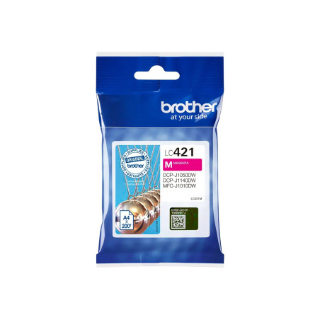 BROTHER 200-page standard capacity Magenta ink cartridge for DCP-J1050DW MFC-J1010DW and DCP-J1140DW