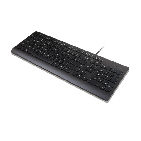 Lenovo Essential | Keyboard | Wired | Nordic | Black