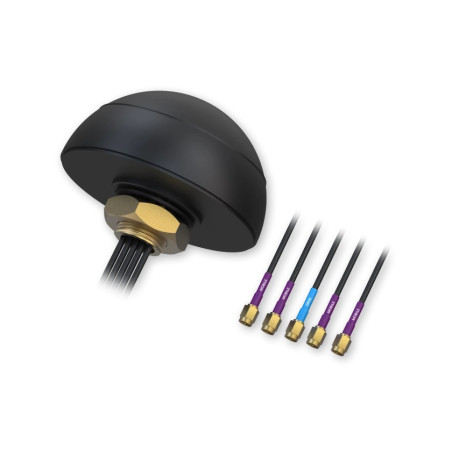 Teltonika Combo Quad Mobile/GNSS Roof SMA Antenna | PR1KCL28 | Screw mounted | Gain 28±2 dB | 698-960/1710-2690 GHz | Antenna connector type SMA Male