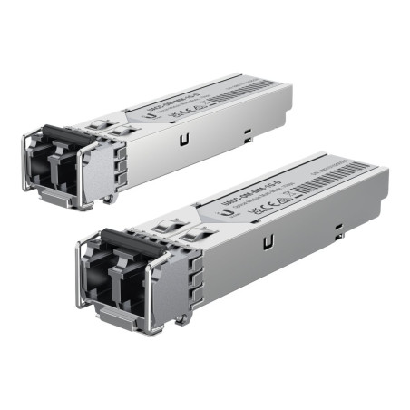 Ubiquiti | UF-MM-1G | SFP | Multi-Mode Fiber | Dual LC | 10/100/1000 Mbit/s | Wavelength 850 nm | Maximum transfer distance 550 m | 0 to +70C