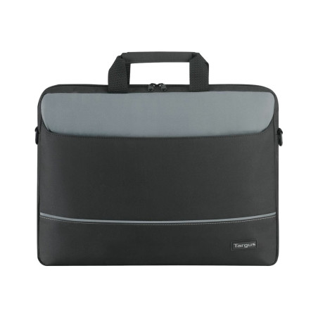 Targus | Intellect | Fits up to size 15.6 " | Messenger - Briefcase | Shoulder strap | Black/Grey