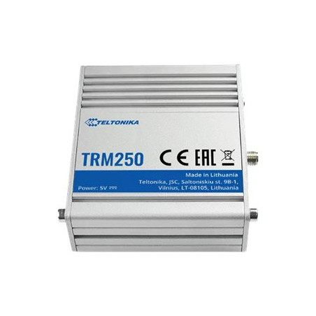 Teltonika | LTE Cat-M1/NB-IoT Modem | TRM250 | Ethernet LAN (RJ-45) ports 0 | Mesh Support No | MU-MiMO No | 4G | Antenna type External | 1