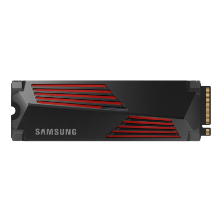 SSD|SAMSUNG|990 PRO with Heatsink|2TB|M.2|PCIE|NVMe|MLC|Write speed 6900 MBytes/sec|Read speed 7450 MBytes/sec|2.3mm|TBW 1200 TB|MTBF 1500000 hours|MZ-V9P2T0GW