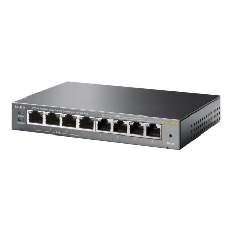 TP-LINK 8-Port Gigabit Desktop PoE Easy Smart Switch, 8 Gigabit RJ45 Ports inkl. 4 PoE Ports, 55W PoE Gesamtleistung