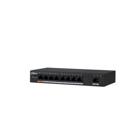 Switch|DAHUA|Type L2|Desktop/pedestal|Rack|1x10Base-T / 100Base-TX / 1000Base-T|PoE ports 8|96 Watts|DH-PFS3009-8ET1GT-96-V2