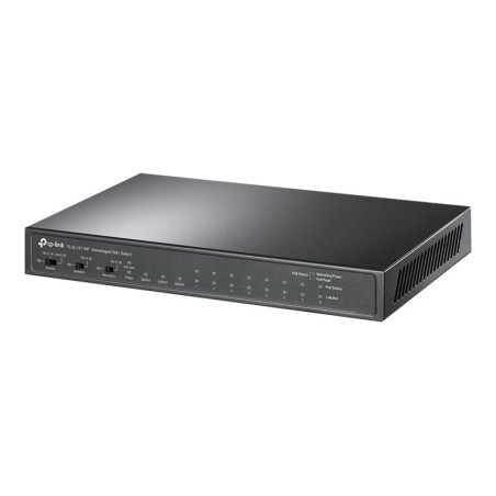 TP-LINK 8-Port 10/100Mbps + 3-Port Gigabit Desktop Switch with 8-Port PoE+
