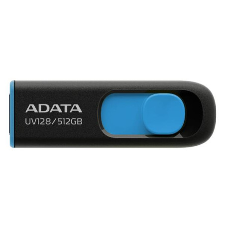ADATA | USB Flash Drive | UV128 | 512 GB | USB Type-A | Black/Blue
