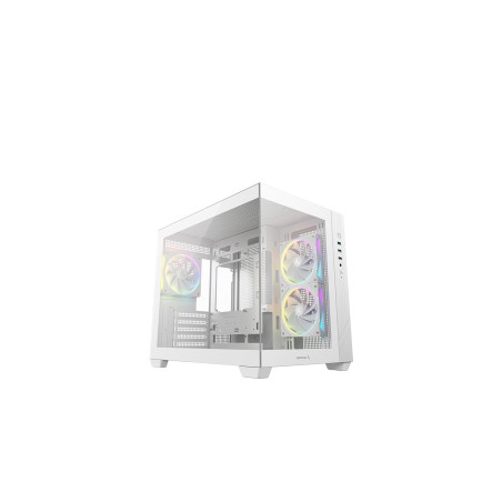 Deepcool Case | CG330 3F WH | Micro ATX | White
