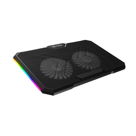 Fury Laptop Cooler Cooling Pad Fury Gunbai G3 Fans, RGB LED Light, 2 USB, 14.1-17.3"