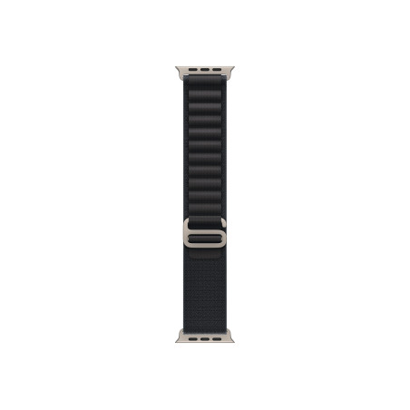 Apple 49mm Black Alpine Loop - Large - Natural Titanium Finish | Apple