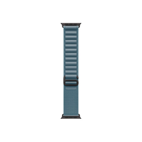 Apple 49mm Light Blue Alpine Loop - Medium - Black Titanium Finish | Apple