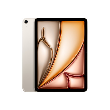 Apple | iPad Air Wi-Fi + Cellular | 11 " | Starlight | IPS | 2360 x 1640 pixels | Apple M3 | 8 GB | 512 GB | 3G | 4G | 5G | Wi-Fi | Front camera | 12 MP | Rear camera | 12 MP | Bluetooth | 5.3 | iPadOS | USB-C charging cable