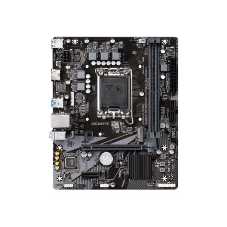 Gigabyte | H610M K DDR4 1.0 M/B | Processor family Intel | Processor socket  LGA1700 | DDR4 DIMM | Memory slots 2 | Supported hard disk drive interfaces 	SATA, M.2 | Number of SATA connectors 2 | Chipset Intel H610 Express | Micro ATX
