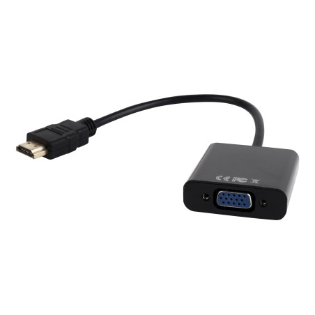 I/O ADAPTER HDMI TO VGA/A-HDMI-VGA-03 GEMBIRD