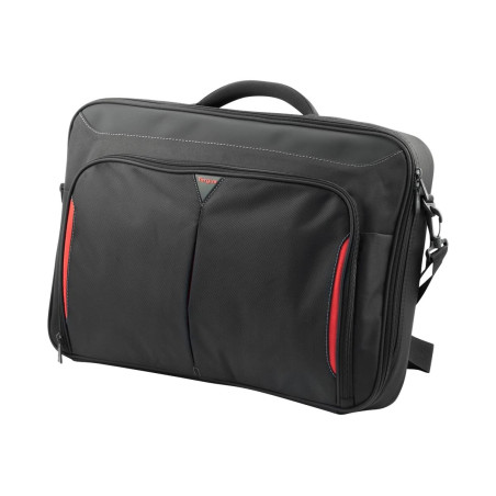 Targus | Clamshell Laptop Bag | CN418EU | Briefcase | Shoulder strap | Black/Red