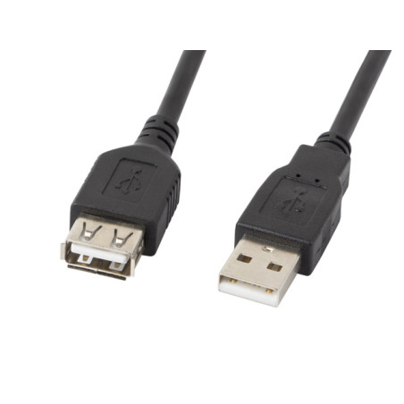 LANBERG CA-USBE-10CC-0030-BK extension cable USB 2.0 AM-AF 3m black