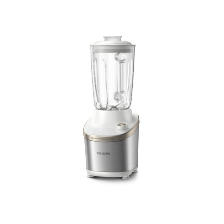 Philips | Atlantic High Speed Blender | HR3760/01 7000 Series | Tabletop | 1500 W | Jar material Glass | Jar capacity 2 L | Ice crushing | Metal/White
