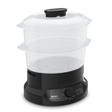 TEFAL | Food Steamer | VC139810 | Black | 800 W | Capacity 6 L | Number of baskets 2