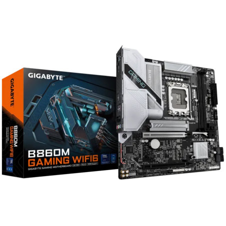 Mainboard|GIGABYTE|Intel B860 Express|LGA1851|Micro-ATX|Memory DDR5|Memory slots 2|B860MGAMINGWIFI6