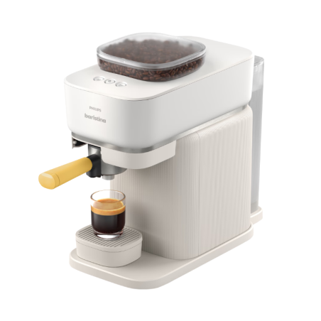 Philips Coffee maker | BAR300/03 Baristina | Pump pressure 16 bar | Semi-automatic | 122.8 W | White