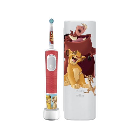 Oral-B | Electric Toothbrush | Vitality PRO Kids 3+ Lion King | Rechargeable | For children | Number of brush heads included 1 | Number of teeth brushing modes 2