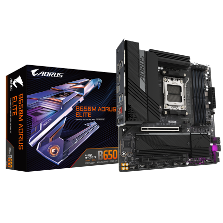 Mainboard|GIGABYTE|AMD B650|SAM5|Micro-ATX|Memory DDR5|Memory slots 4|B650MAORUSELITE1.3