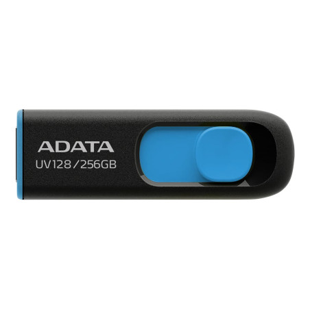 ADATA | USB Flash Drive | UV128 | 256 GB | USB Type-A | Black/Blue