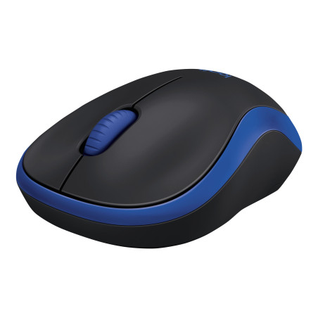 MOUSE USB OPTICAL WRL M185/BLUE 910-002236 LOGITECH