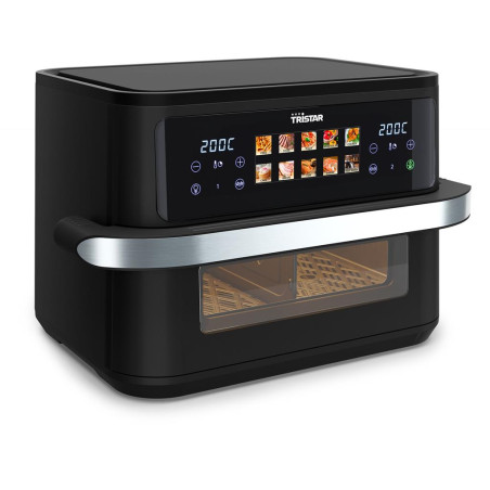 Tristar Dualzone Flex Airfryer | FR-9078 | Power 2800 W | Capacity 10 L | Hot air technology | Black